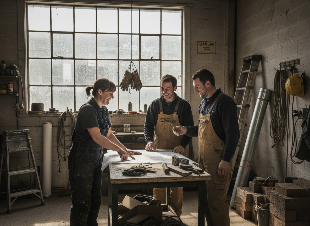The Unity Wrench team at work in Oakley