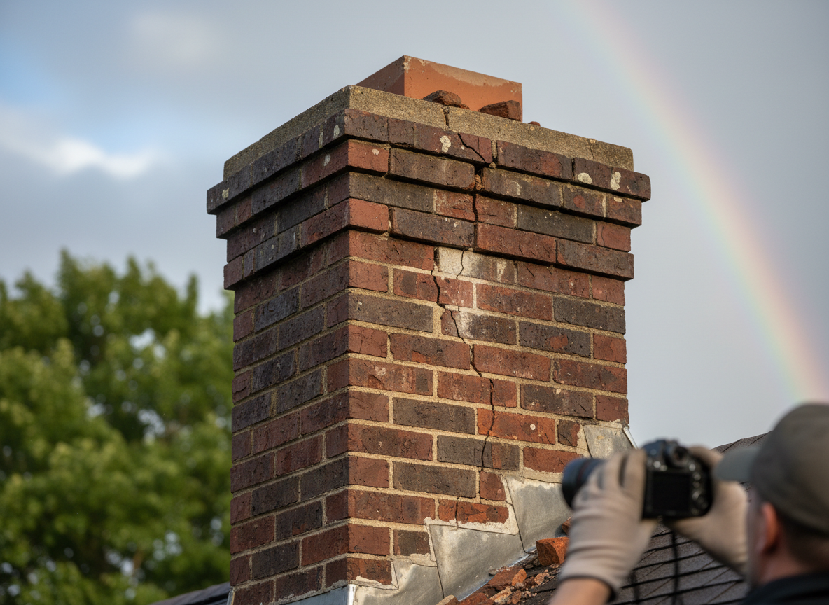 Spotting Chimney Cracks After Spring Storms